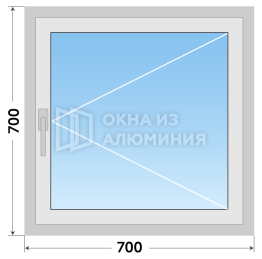 Окно из алюминиевого профиля для коттеджа AL-245